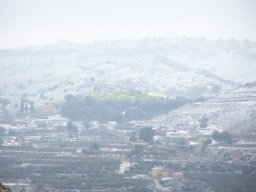 Ciudad de Mula con Nieve 2006